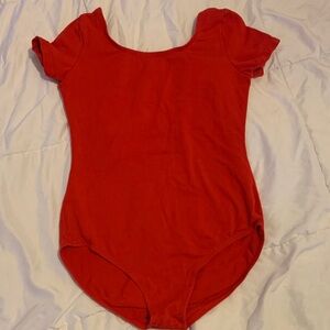 Red Girls Bodysuit Size L